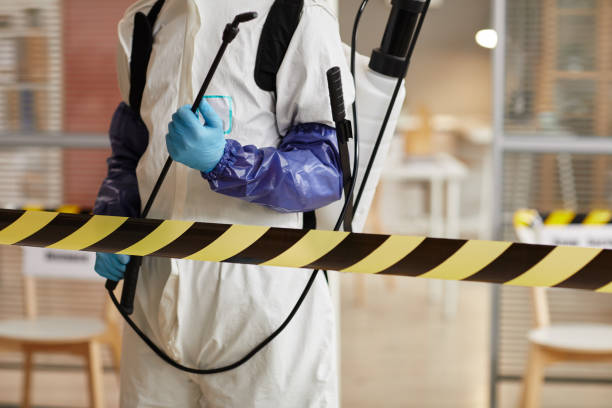 Professional Sewage Cleanup technician working in Deerfield, OH